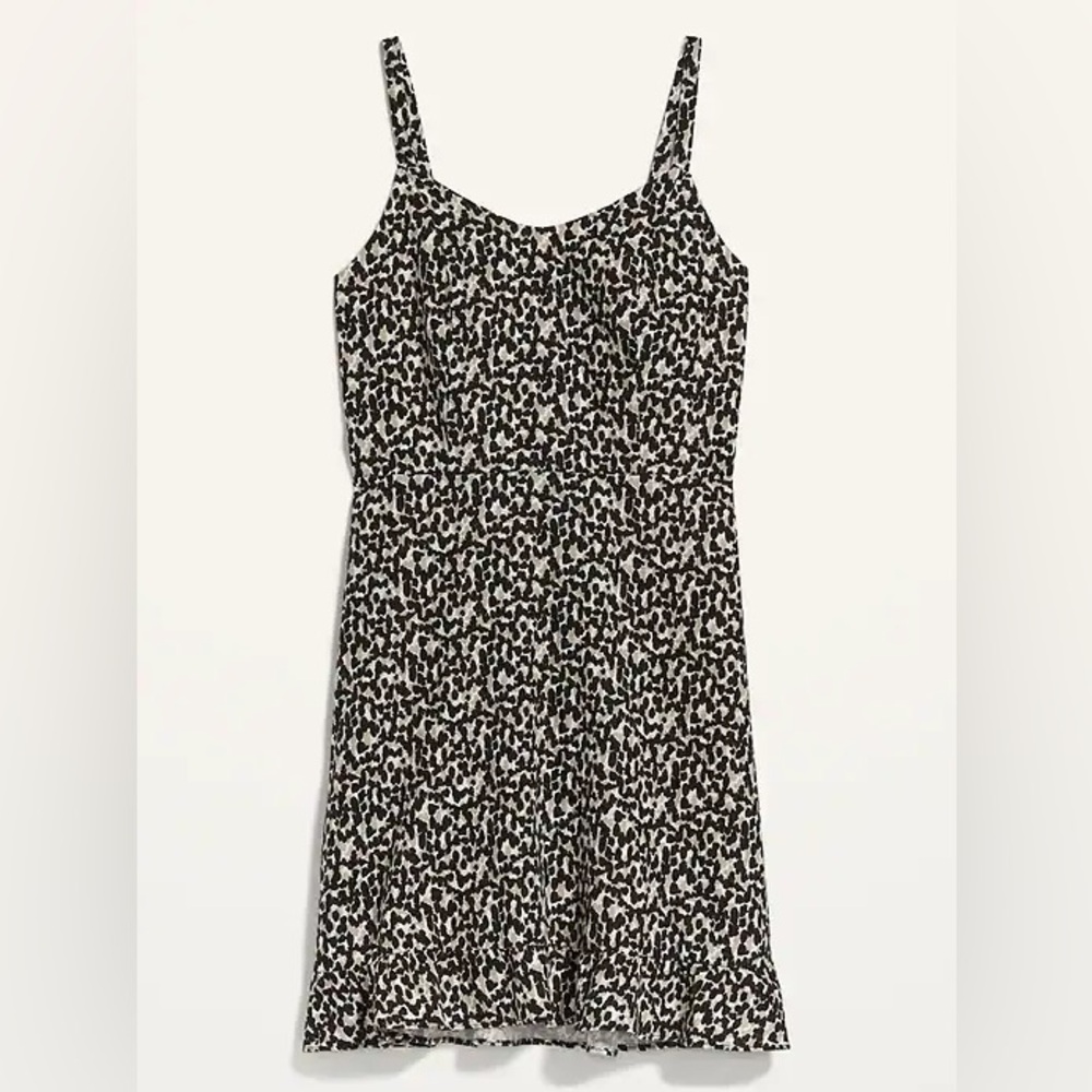 Old Navy Cheetah-Print Fit & Flare Cami Dress